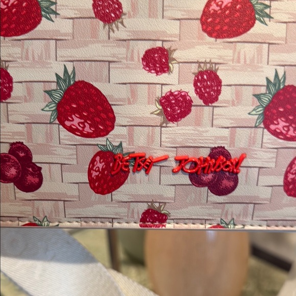 Betsey Johnson White and Red strawberry Mini Bag - Picture 8 of 10